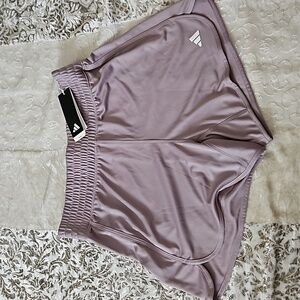 Adidas Pacer Essentials High Rise Knit Shorts - Medium- 5"